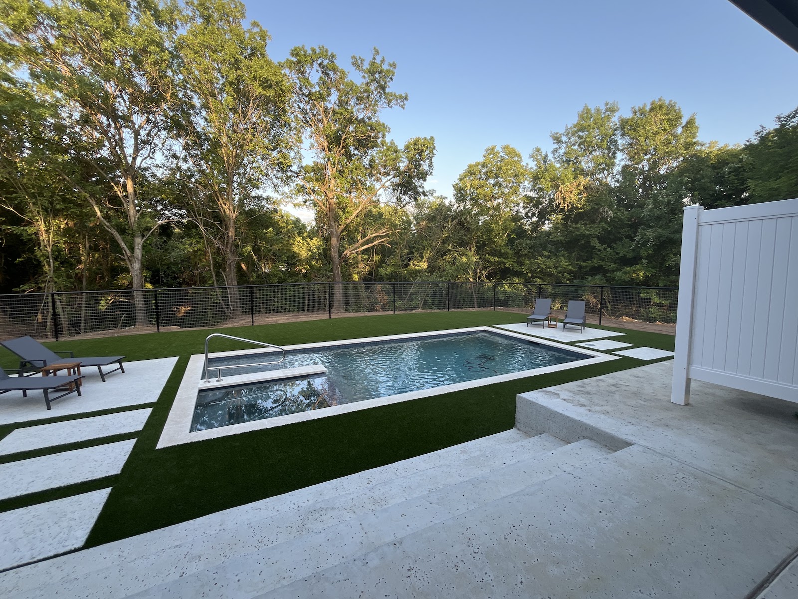 Tuscola Backyard Saltwater Pool